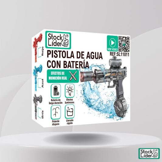 Pistola de agua con batería