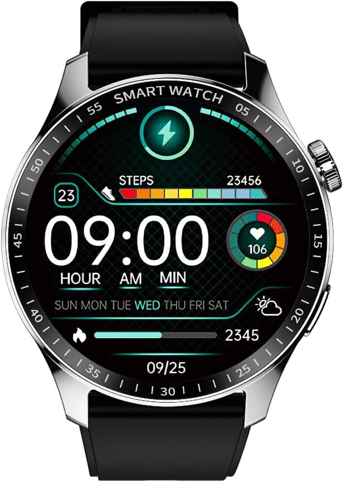 smartwatch para Hombre con Llamada Bluetooth Monitor de sueño