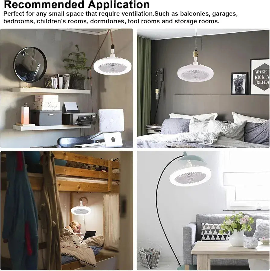 LAMPARA VENTILADOR MULTIFUNCIÓN .