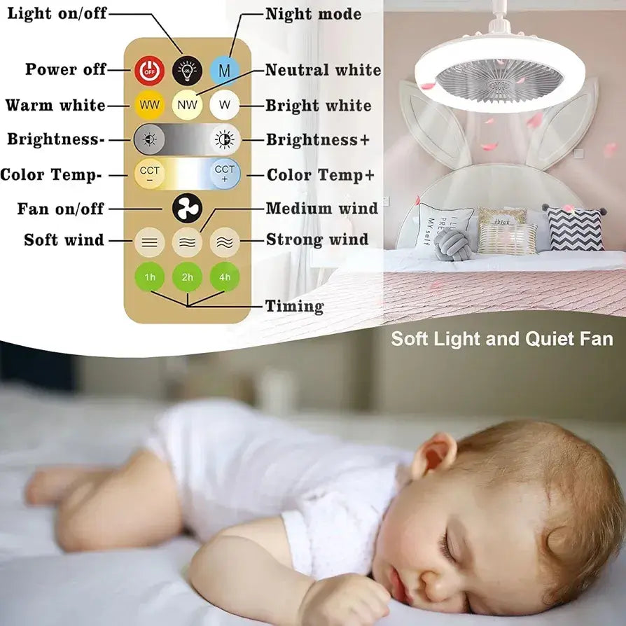 LAMPARA VENTILADOR MULTIFUNCIÓN .