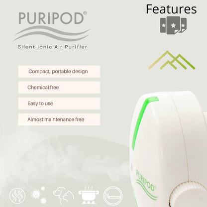 Purificador de aire portátil y ligero
