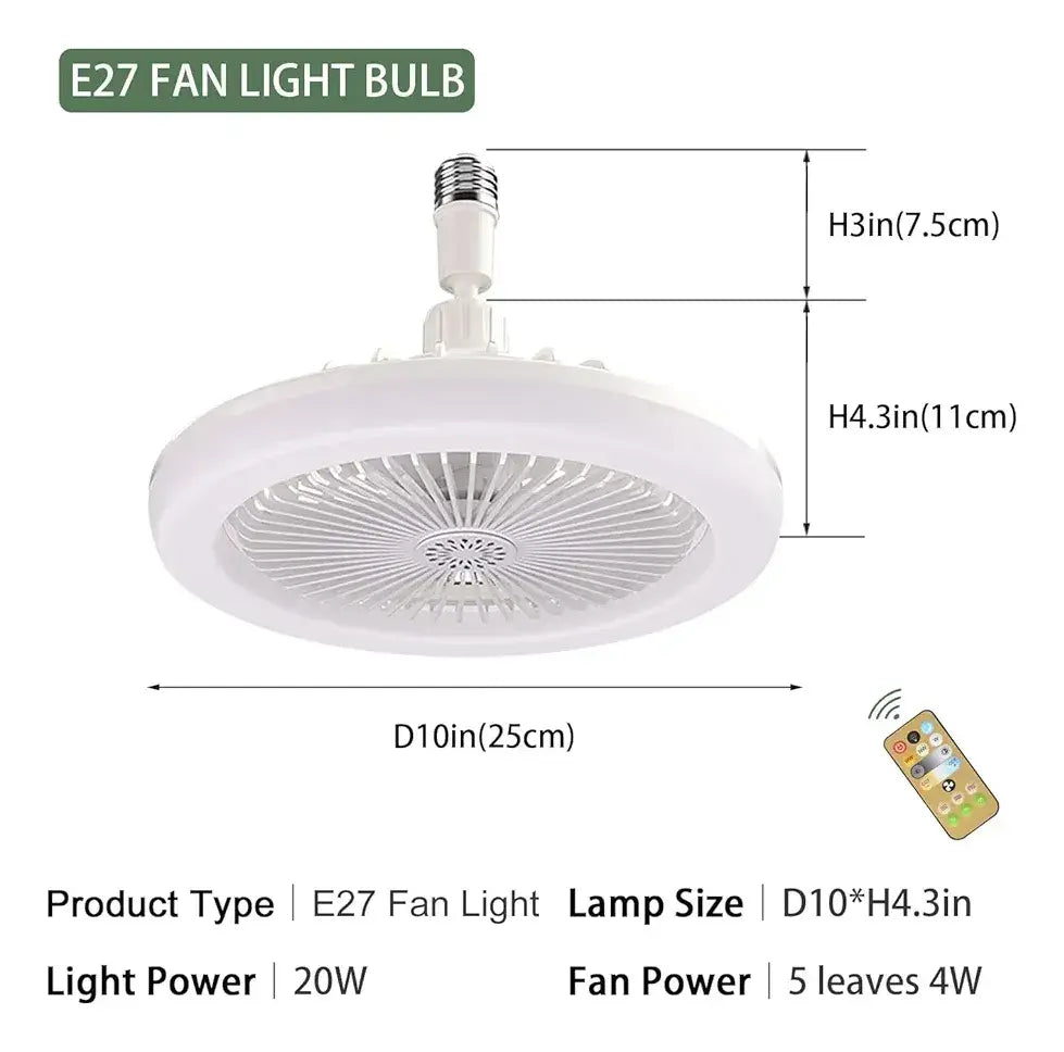 LAMPARA VENTILADOR MULTIFUNCIÓN .
