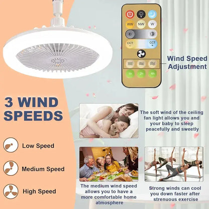 LAMPARA VENTILADOR MULTIFUNCIÓN .
